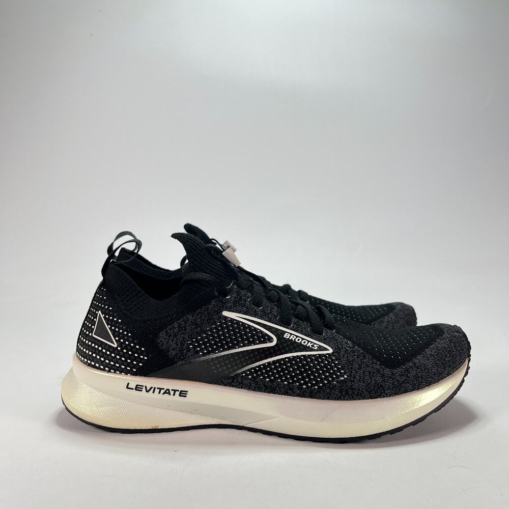 Brooks Levitate StealthFit 5 Black Running Shoes 1203591B090 Women's Size 8